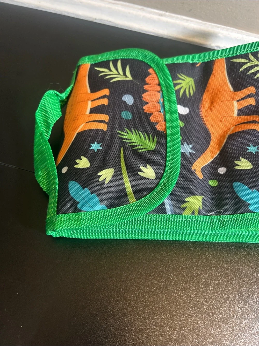 Dinosaur Print Kids Insulated Lunch Bag Dinosaur Friends New. 10”x7”